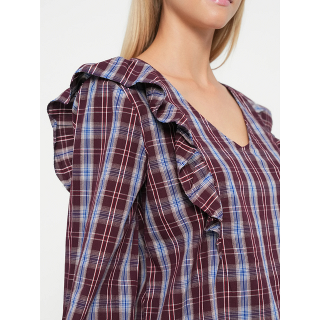 JDY Dolly L/S Check Top