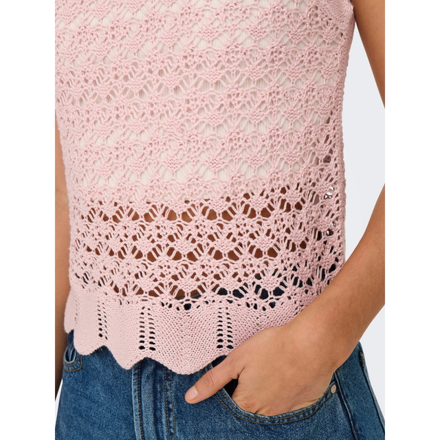 JDY Sun Evelyn S/L O-Neck Top Knitted
