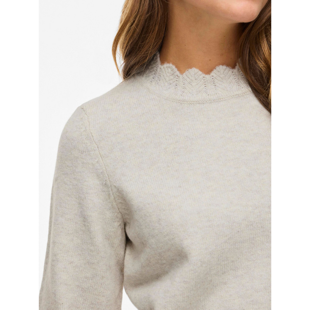 VILA Nikolina O-Neck L/S Knit Top