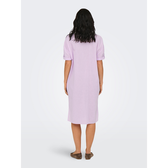 JDY Mila Linen Midi Dress