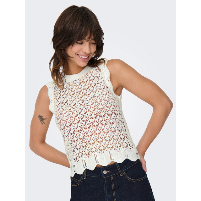 JDY Sun Evelyn S/L O-Neck Top Knitted