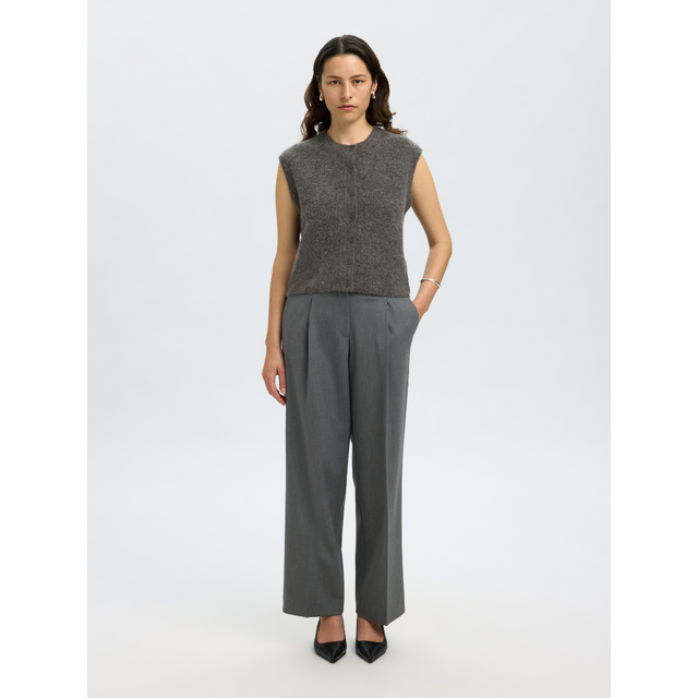 Selected Women Lulu SL Button O-Neck Vest