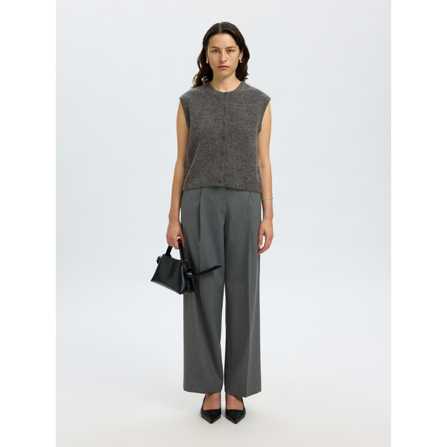 Selected Women Lulu SL Button O-Neck Vest