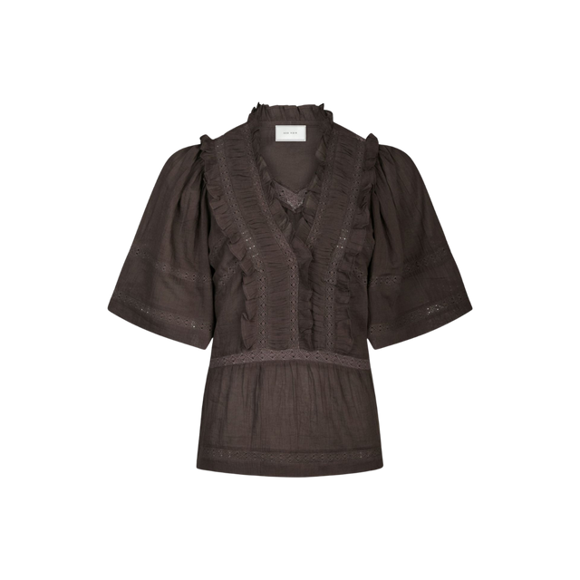 Neo Noir Evienne S Voile Top