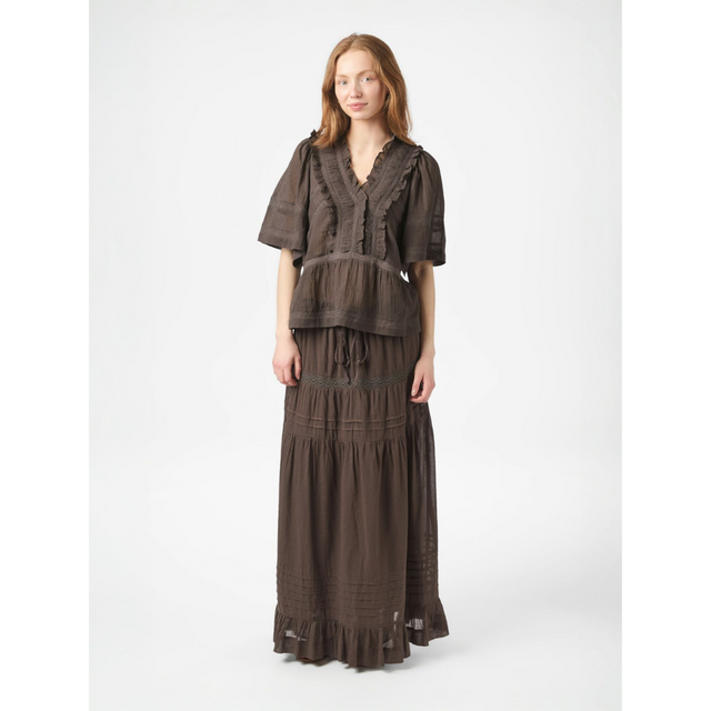Neo Noir Evienne S Voile Top