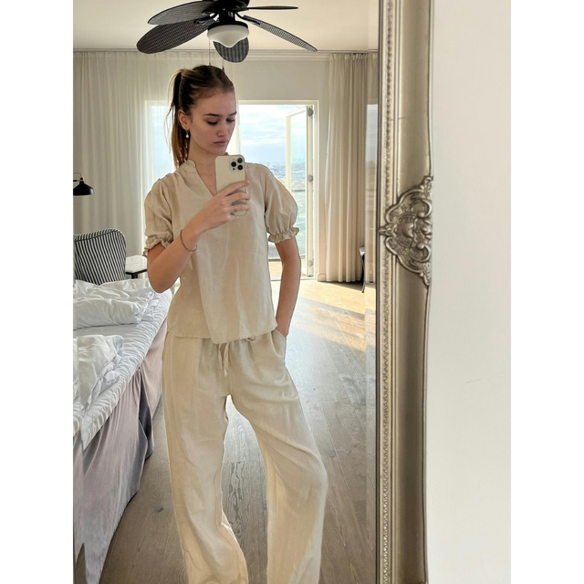 Neo Noir Sonar Linen Pants