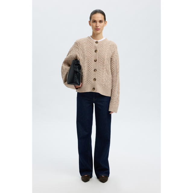 Selected Women Nelly Knit O-neck Cardigan