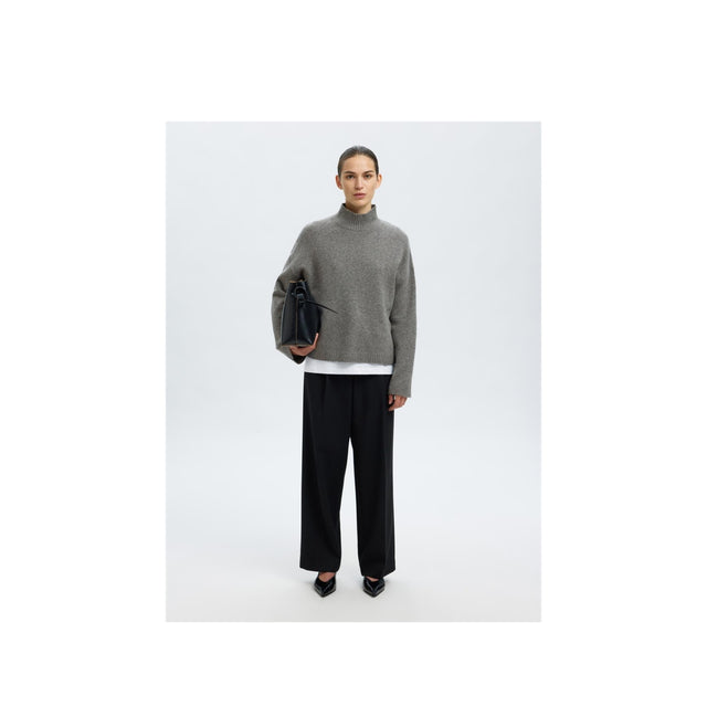 Selected Women Cille Cashmere Blend High Neck