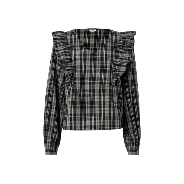 JDY Dolly L/S Check Top