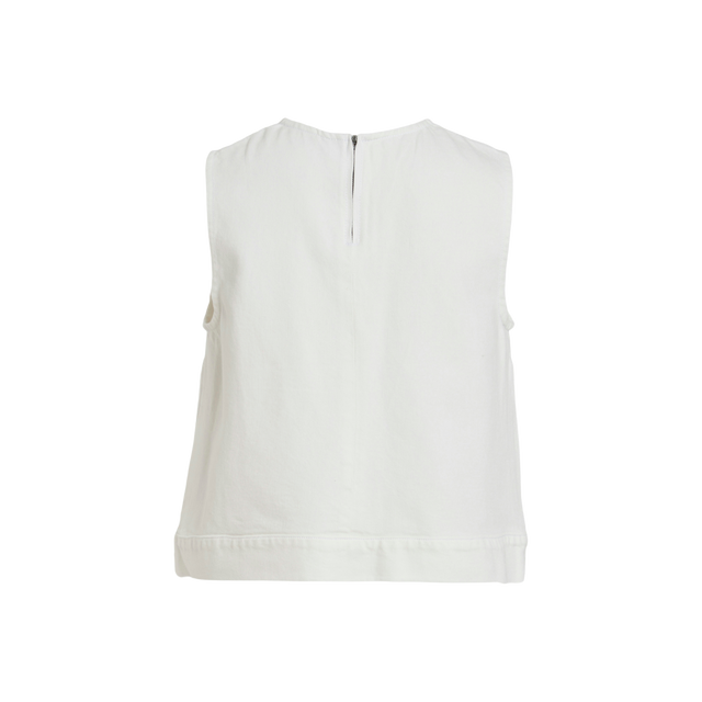 VILA Vipal O-Neck S/S Short Denim