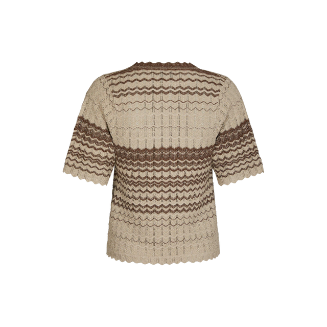 Neo Noir Meiko Stitch Knit Blouse