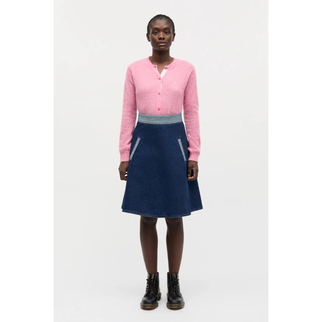 Mads Nørgaard Luke Denim Stelly Skirt Block