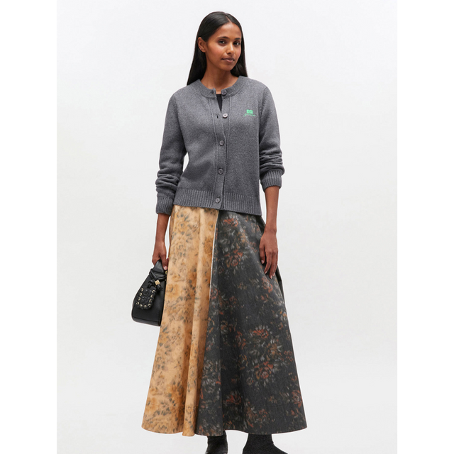 Ganni Core Future Wool Mix Cardigan