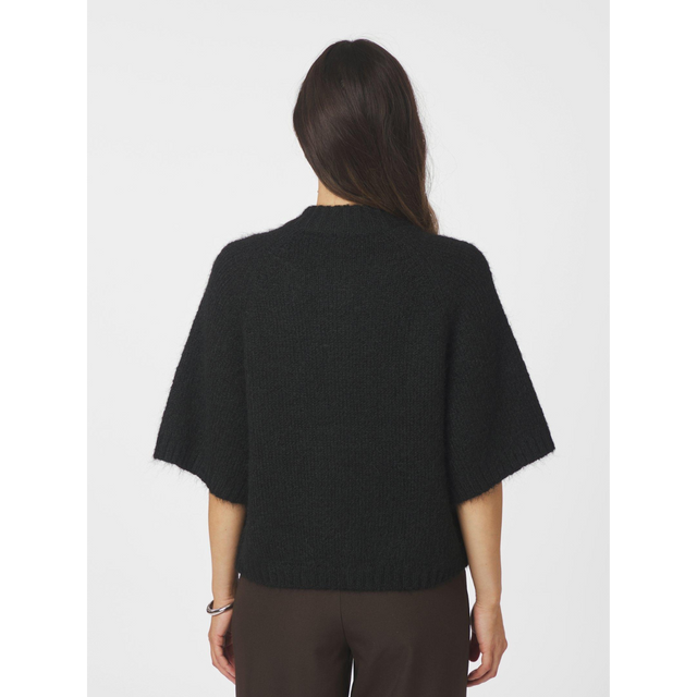 Neo Noir Benuta Fluffy Knit Cardigan