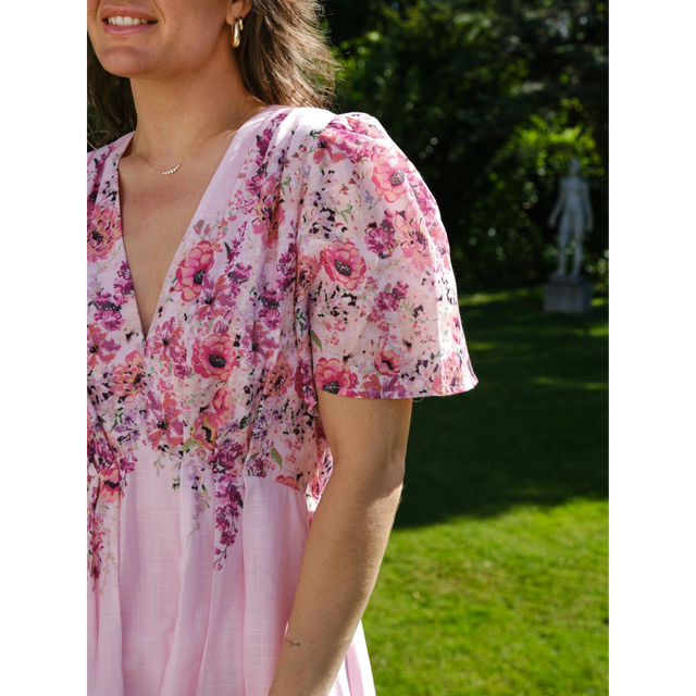 Neo Noir Serna Flower Print Dress