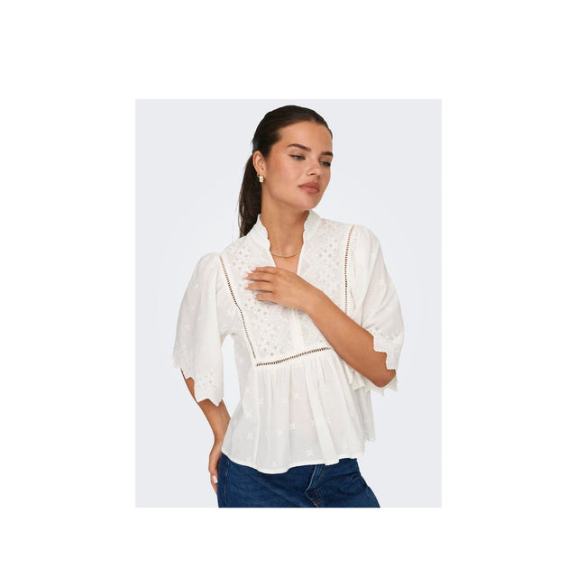 JDY Maya 2/4 Embroidery Top