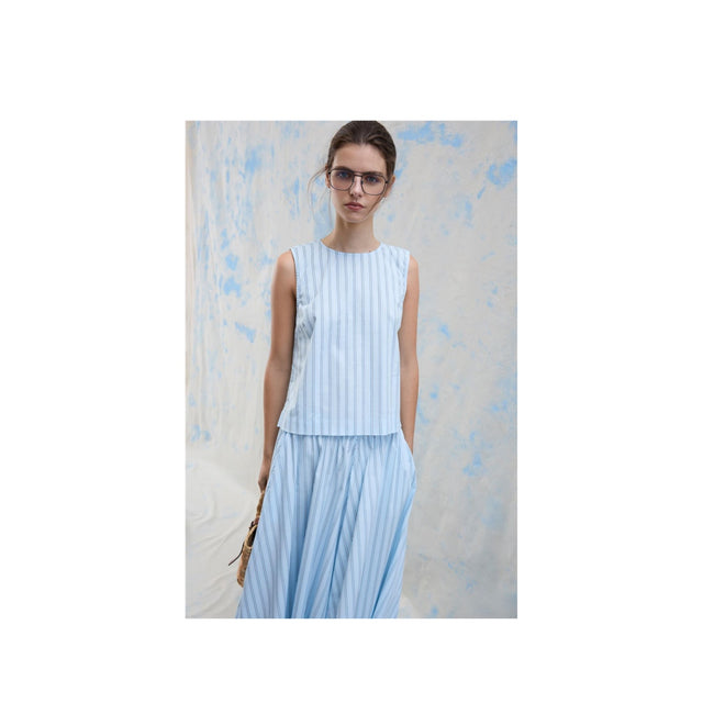 VILA Valencia O-neck s/l short top