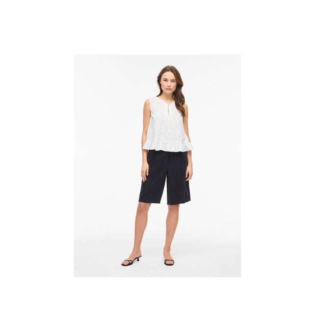 VILA Simone V Neck S/L Top