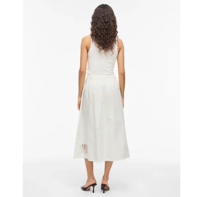 VILA Layki Midi Skirt