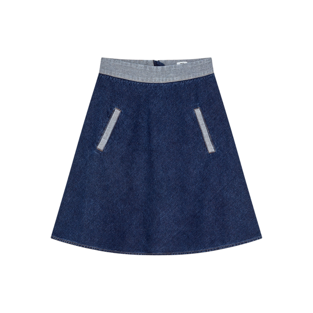 Mads Nørgaard Luke Denim Stelly Skirt Block