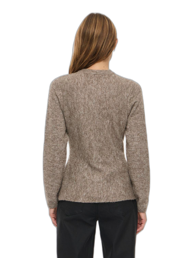 Vila Vibows O-Neck Peplum Knit Cardigan