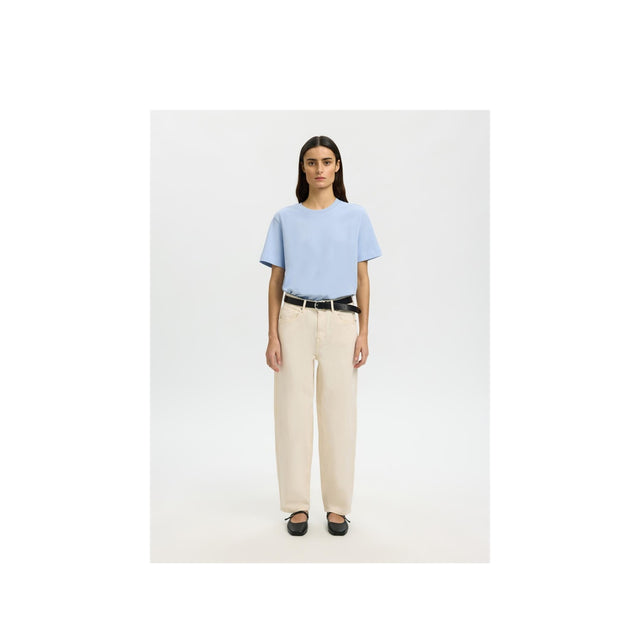 Selected Women T-shirt Essential SS Boxy Tee Noos
