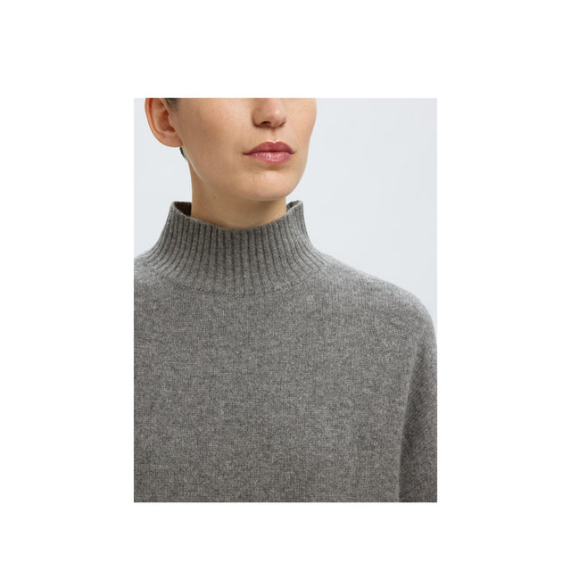 Selected Women Cille Cashmere Blend High Neck