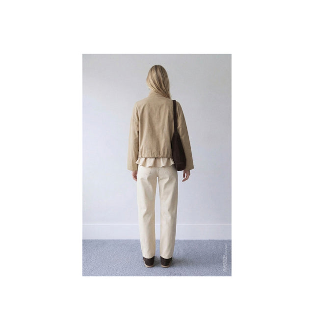 Coole barrel jeans fra Vila - helfigur bag