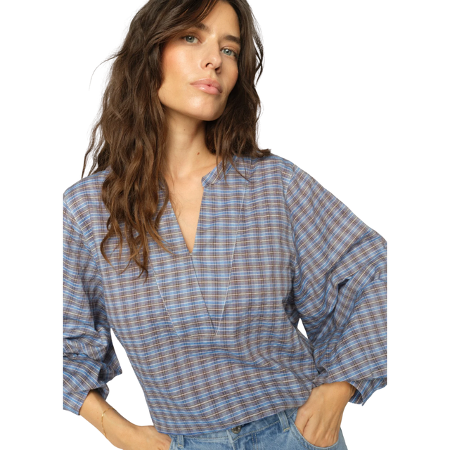 Mos Mosh Yen Check Blouse