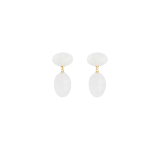 Datura earrings i guld fra Ragbag - guld