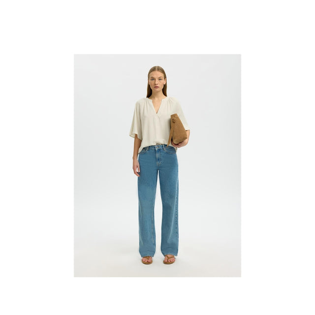 Elegant bluse fra Selected Women - helfigur