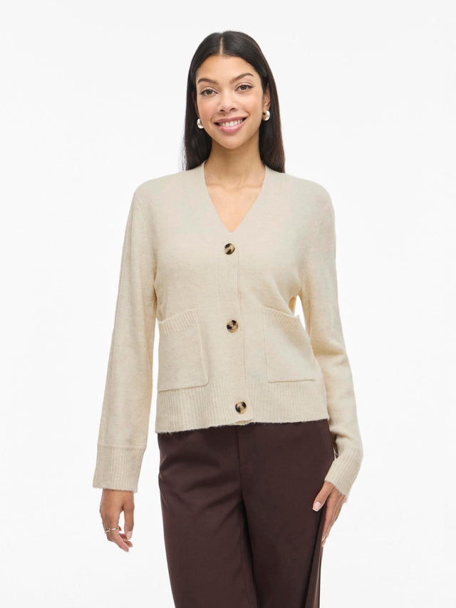 VILA Vimiraz V-Neck L/S Knit Cardigan