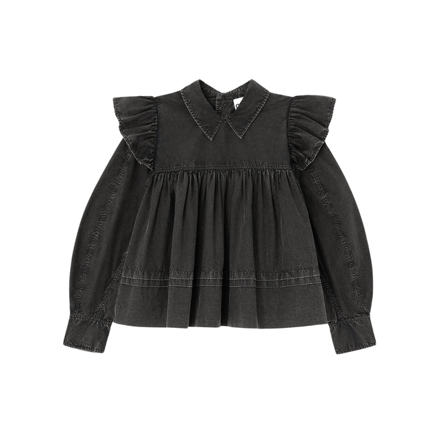 ganni-garment-dyed-cotton-frill-blou