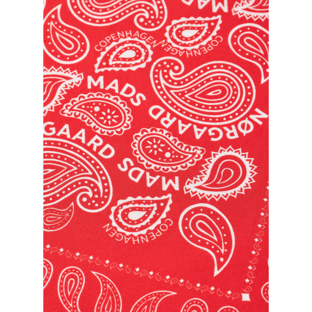 Mads Nørgaard Soft Cotton Paisley Scarf Soli