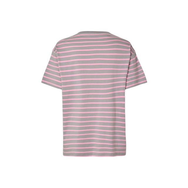 Kulla t-shirt i stribet bonbon farve fra envii - bag