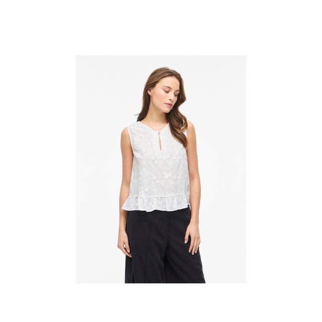 VILA Simone V Neck S/L Top