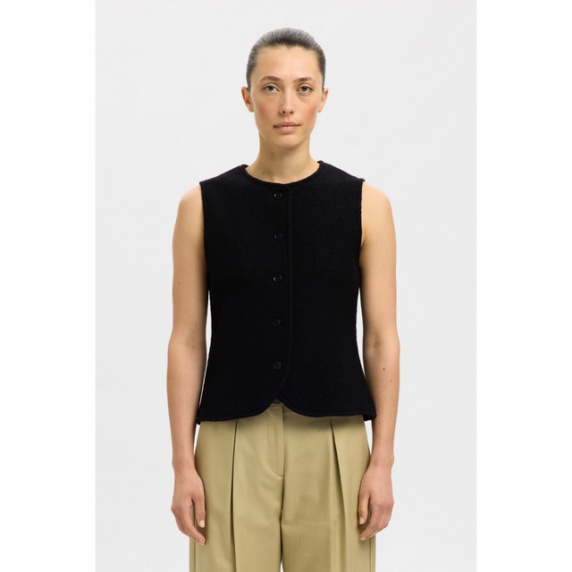 Selected Women Darla Knit Button vest