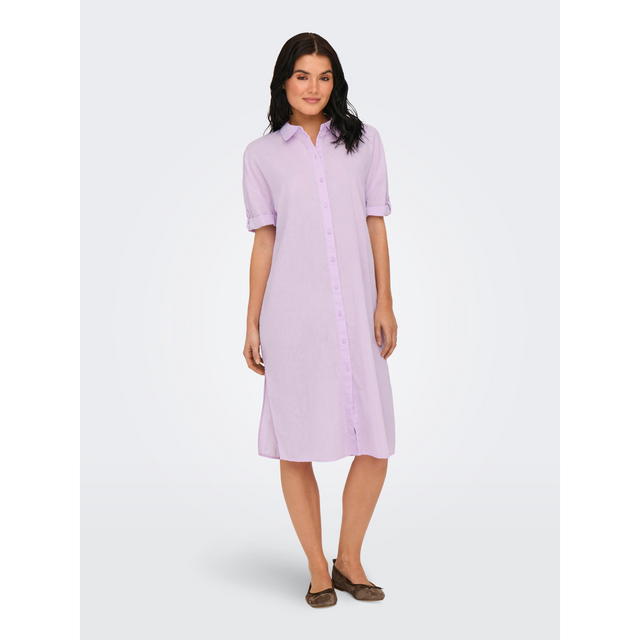 JDY Mila Linen Midi Dress