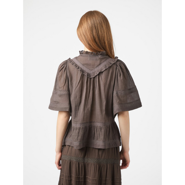 Neo Noir Evienne S Voile Top
