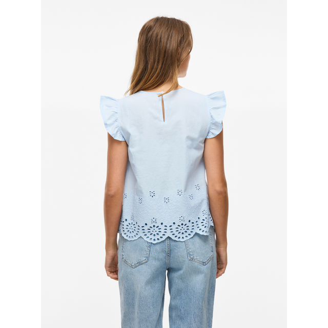 VILA Vihortensa O-Neck Frill Top