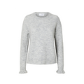 Selected Femme Lulu LS Knit Frill Cuff O-Neck
