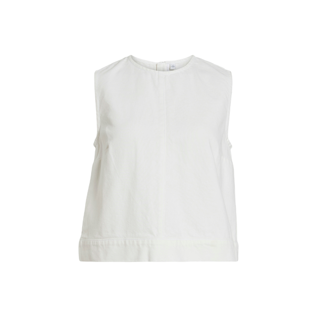 VILA Vipal O-Neck S/S Short Denim