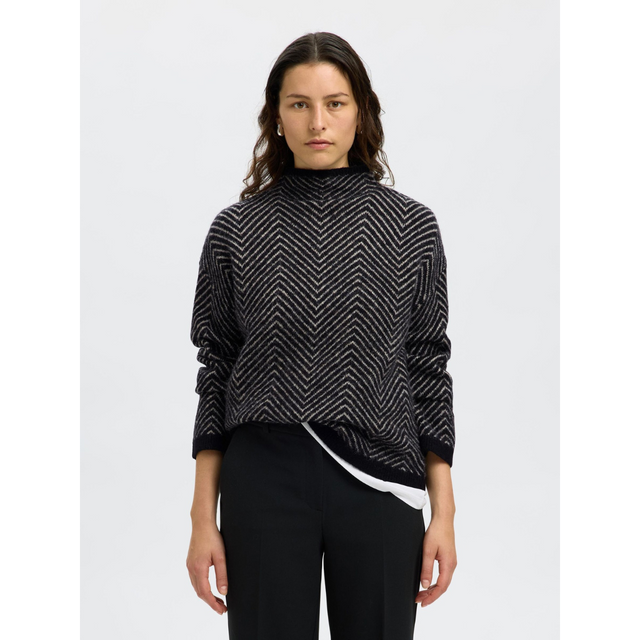 Selected Women Lulu Herringbone Knit