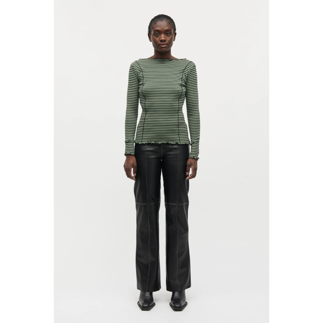 Mads Nørgaard Cotton Stripe Siri Top