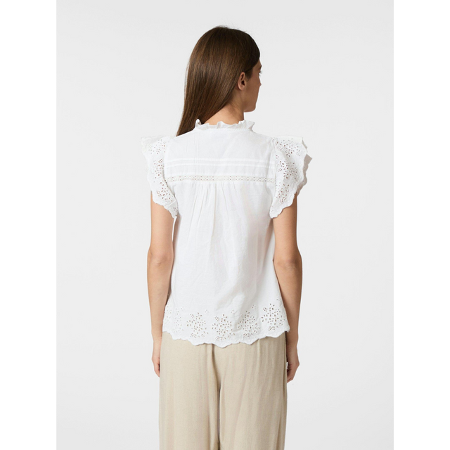 Neo Noir Kyoti Embroidery Top
