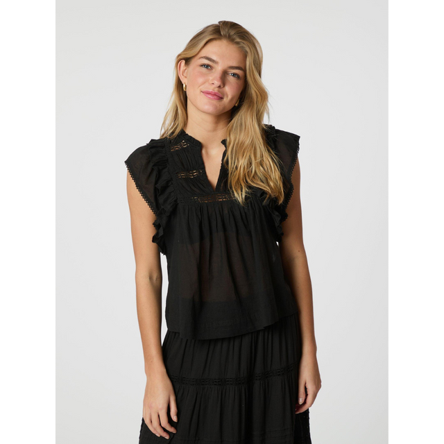 Neo Noir Jayla Voile Top