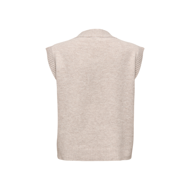 JDY Super Life S/L V-Neck Vest Knit