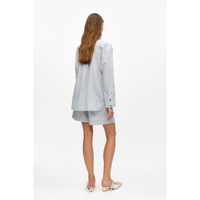 Ganni Yarn Dyed Stripe Shirt