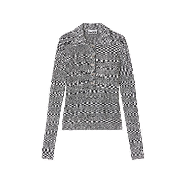 Ganni Spacedyed Polo