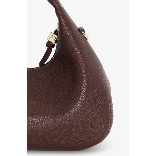 Ganni Hobo Mini Grained